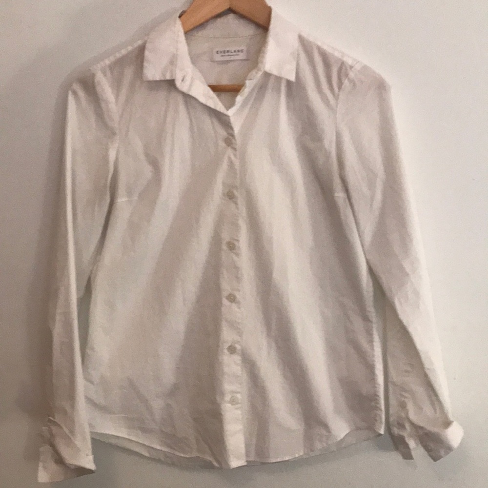 Everlane Slim Stretch Poplin Shirt